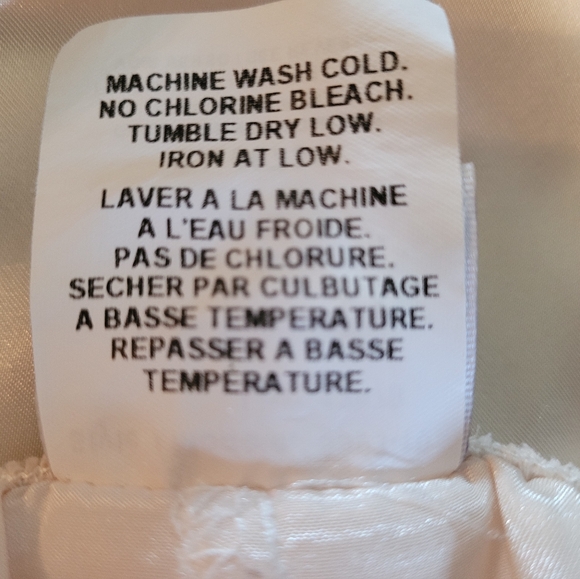 Satiny Cream Colour PJ Pants - Picture 2 of 9